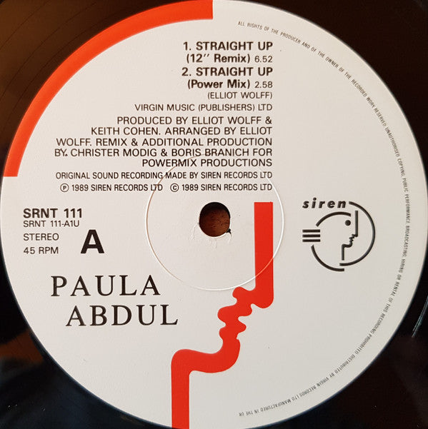 Paula Abdul -Straight Up