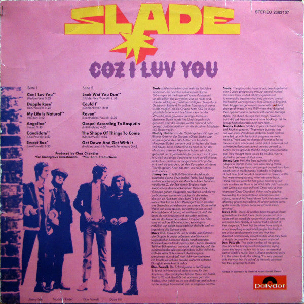 Slade -Coz I Luv You