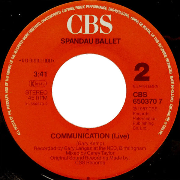 Spandau Ballet -How Many Lies ?