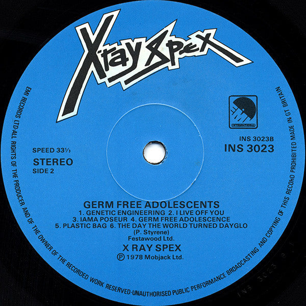 X-Ray Spex - Germfree Adolescents