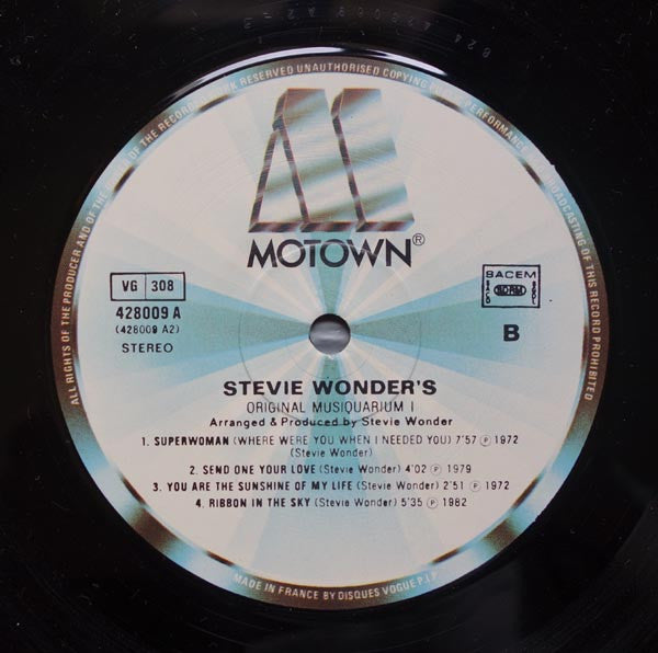 Stevie Wonder - Stevie Wonder's Original Musiquarium 1