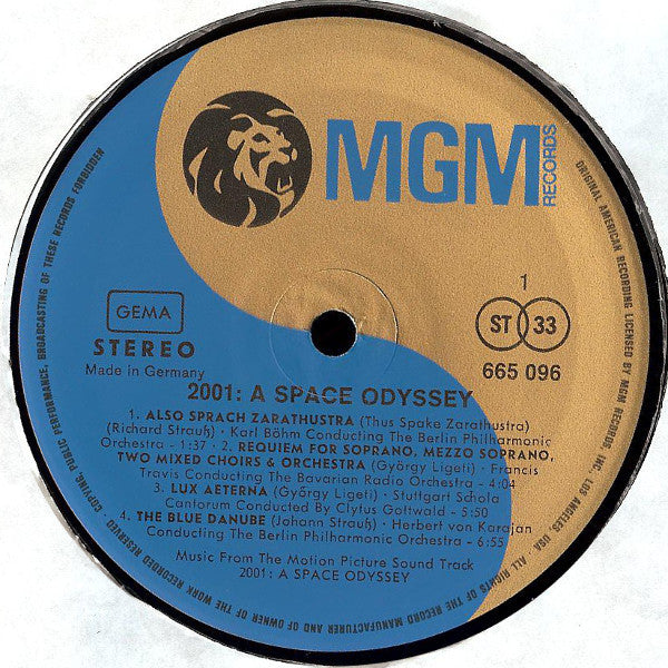 Various - 2001: A Space Odyssey (Music From The Motion Picture Sound Track)