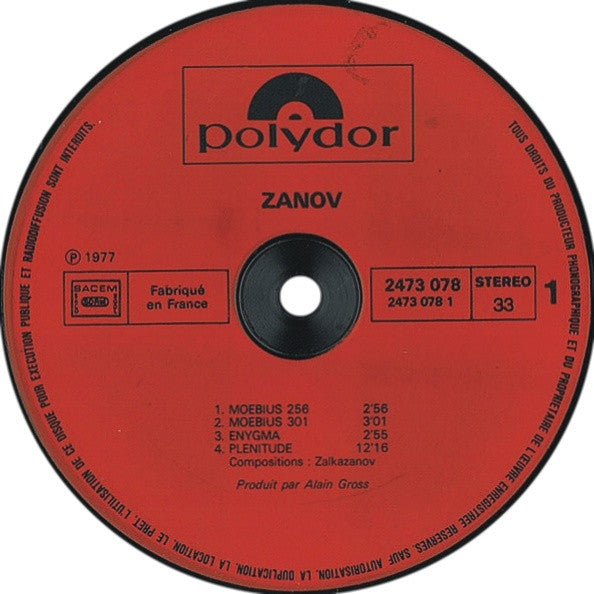 Zanov -Moebius 256 301