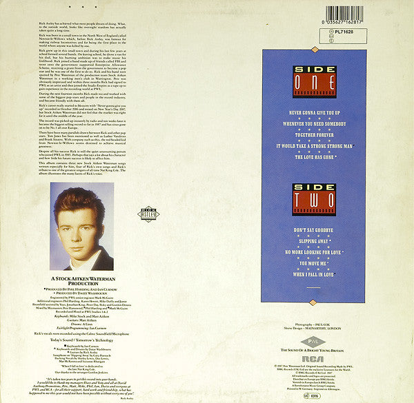 Rick Astley -Whenever You Need Somebody