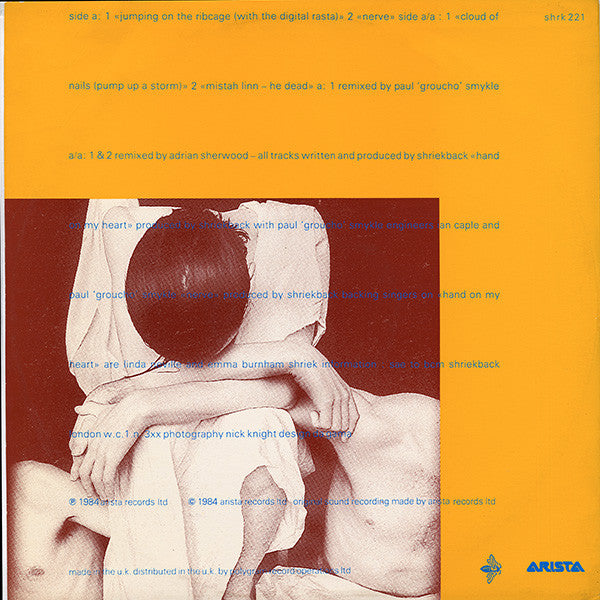 Shriekback -Hand On My Heart (Remixes)