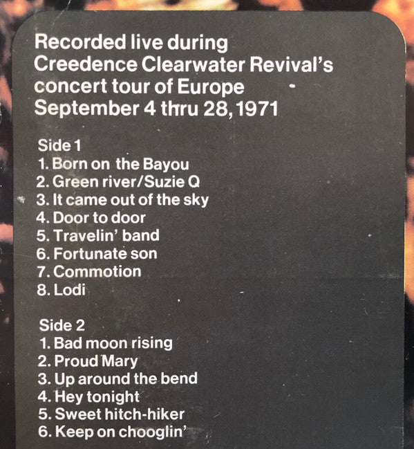 Creedence Clearwater Revival - Live In Europe