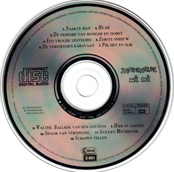 Jan De Wilde - Hè Hè