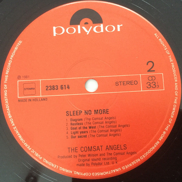 The Comsat Angels -Sleep No More