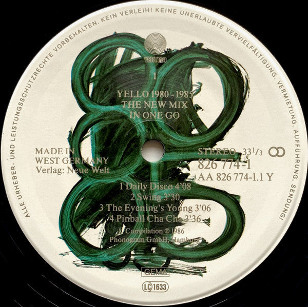 Yello -1980 - 1985 The New Mix In One Go