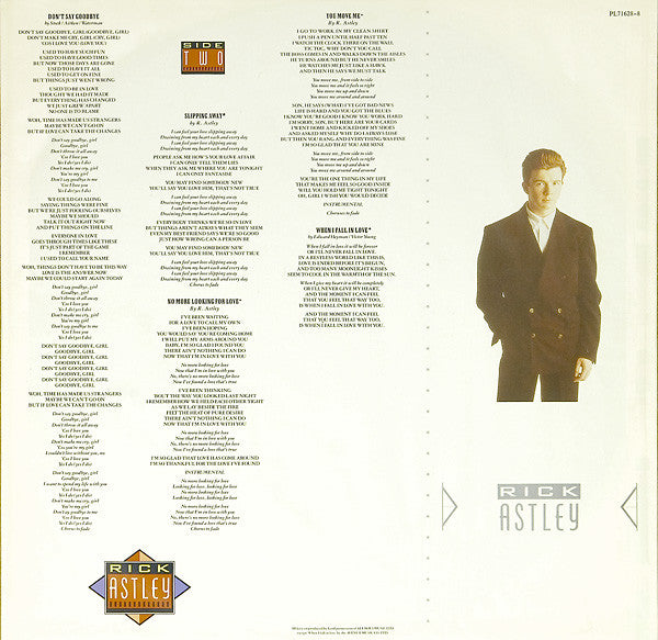 Rick Astley -Whenever You Need Somebody