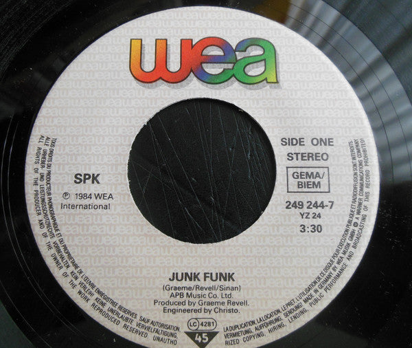 SPK -Junk Funk