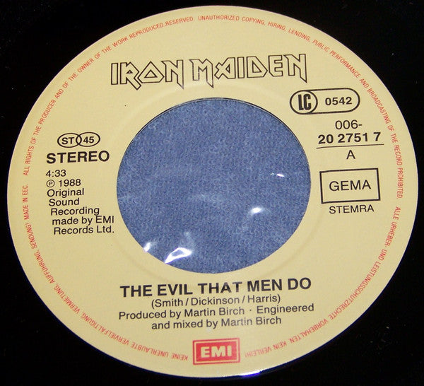 Iron Maiden -The Evil That Men Do