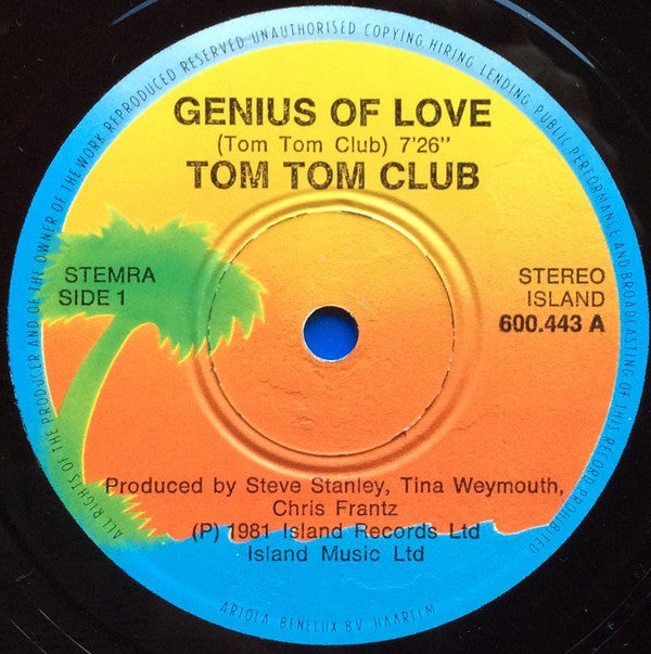Tom Tom Club -Genius Of Love / Lorelei