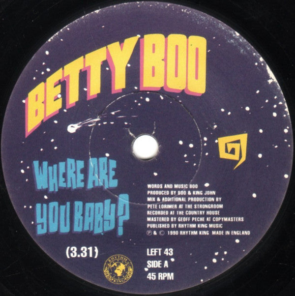 Betty Boo -Where Are You Baby?