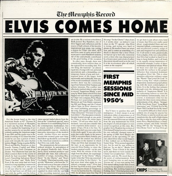 Elvis Presley - The Memphis Record