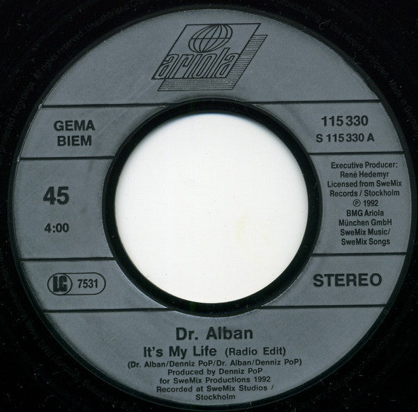 Dr. Alban -It's My Life