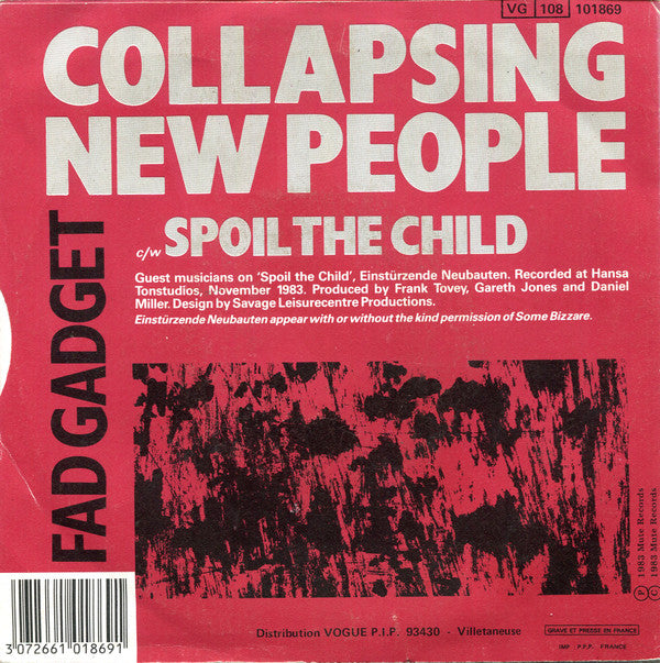 Fad Gadget -Collapsing New People