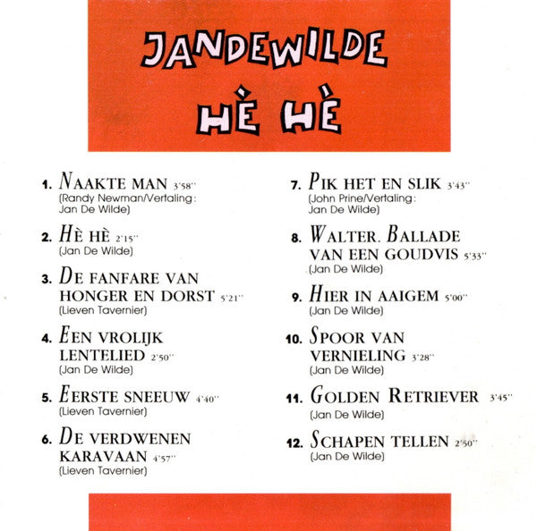 Jan De Wilde - Hè Hè