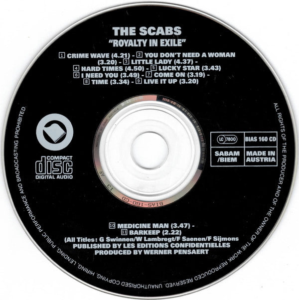 The Scabs -Royalty In Exile