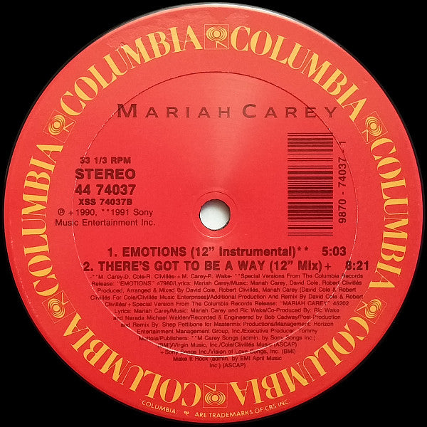 Mariah Carey -Emotions