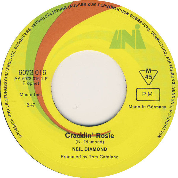 Neil Diamond -Cracklin' Rosie / Lordy