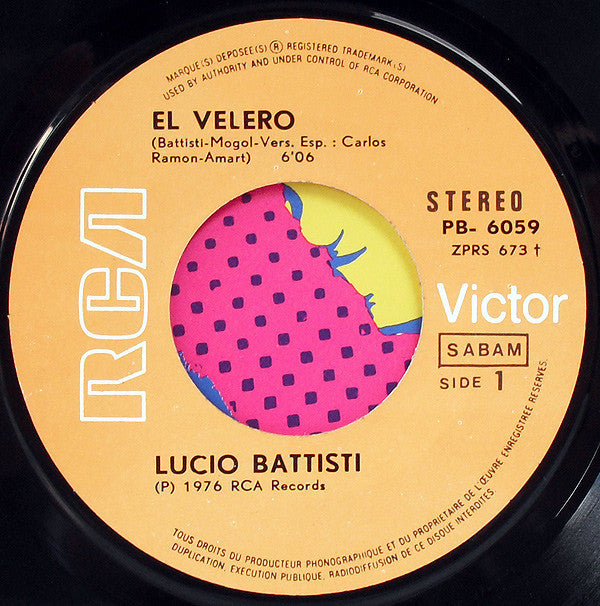 Lucio Battisti -El Velero / Respirando - En Español