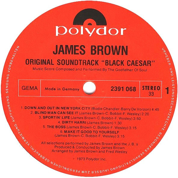 James Brown -Black Caesar (Original Soundtrack)