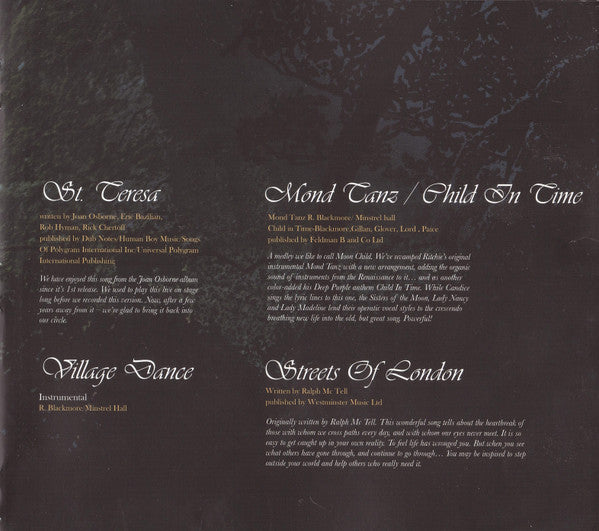 Blackmore's Night -The Village Lanterne