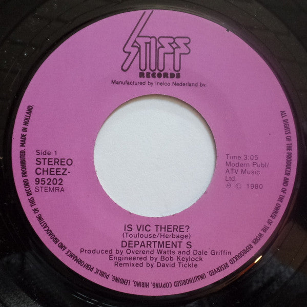 Department S -Is Vic There? (Re-Mixed Version)
