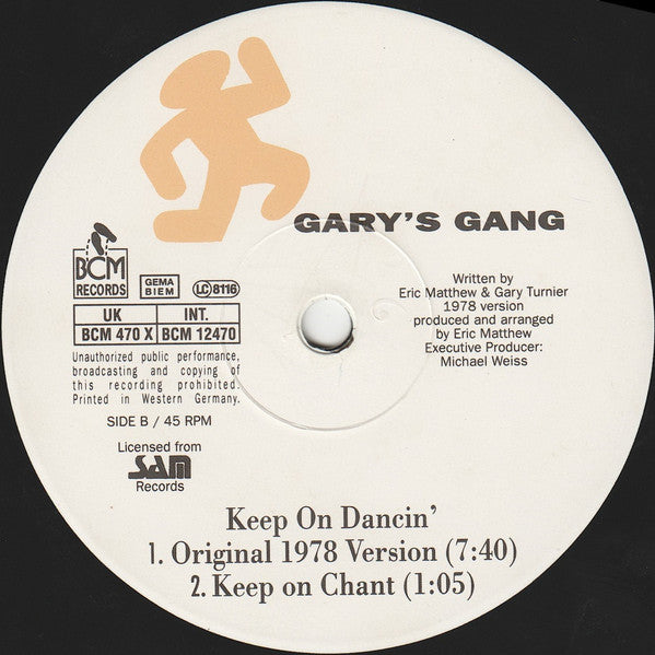 Gary's Gang -Keep On Dancin' 1990