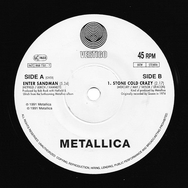 Metallica -Enter Sandman