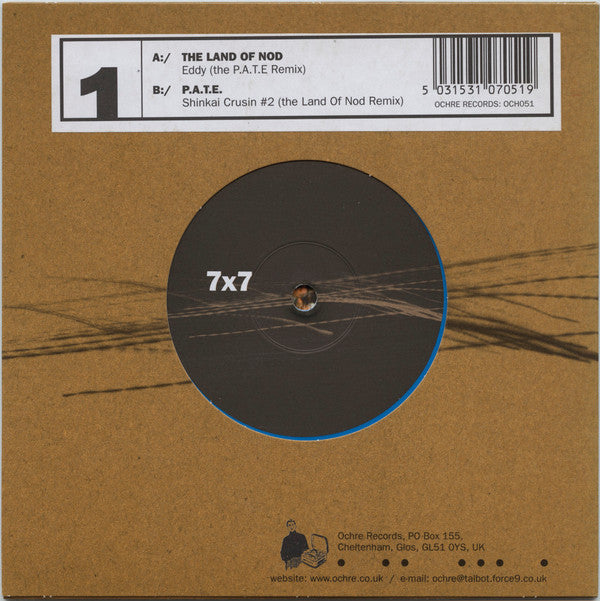 The Land Of Nod / P.A.T.E. -Eddy (The P.A.T.E. Remix) / Shinkai Crusin #2 (The Land Of Nod Remix)