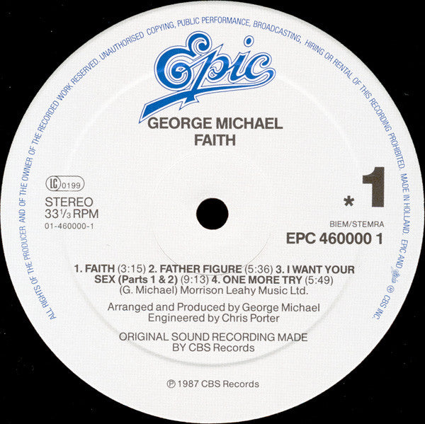 George Michael -Faith