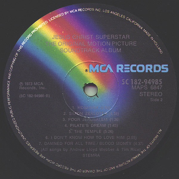 Various -Jesus Christ Superstar (The Original Motion Picture Sound Track Album)