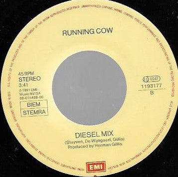 Running Cow -Gasoline On Fire