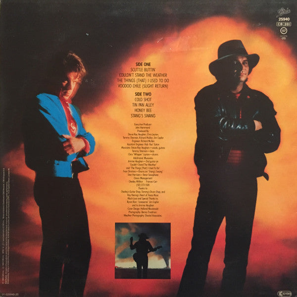 Stevie Ray Vaughan And Double Trouble* -Couldn't Stand The Weather
