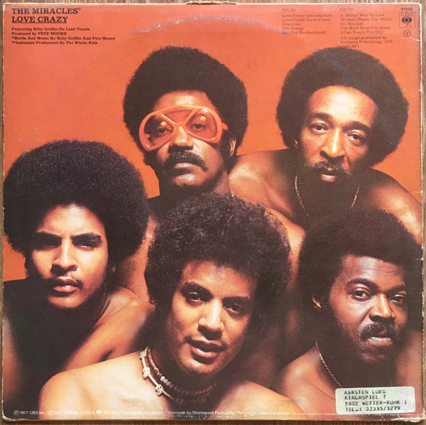 The Miracles -Love Crazy