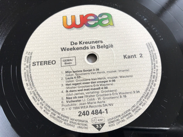 De Kreuners - Weekends In België