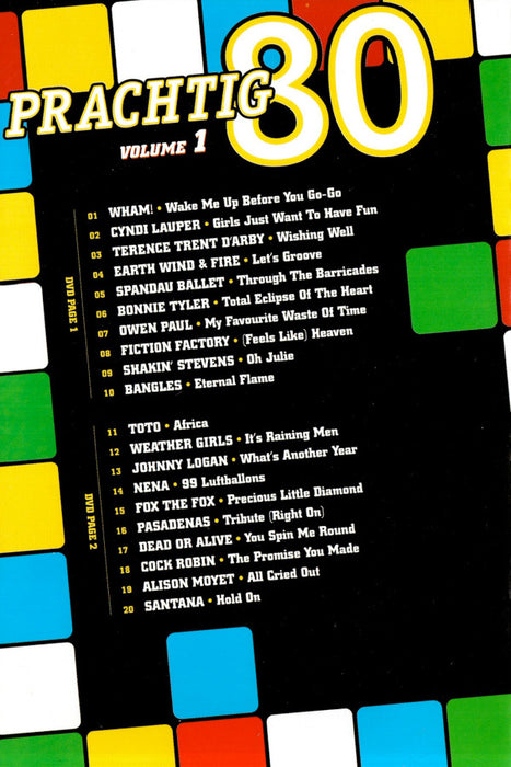 Various -Prachtig 80 Volume 1 - 20 Videoclips