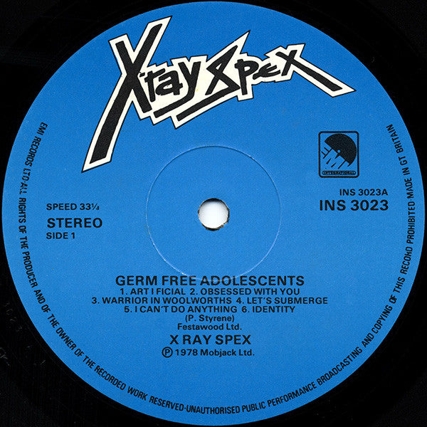 X-Ray Spex - Germfree Adolescents