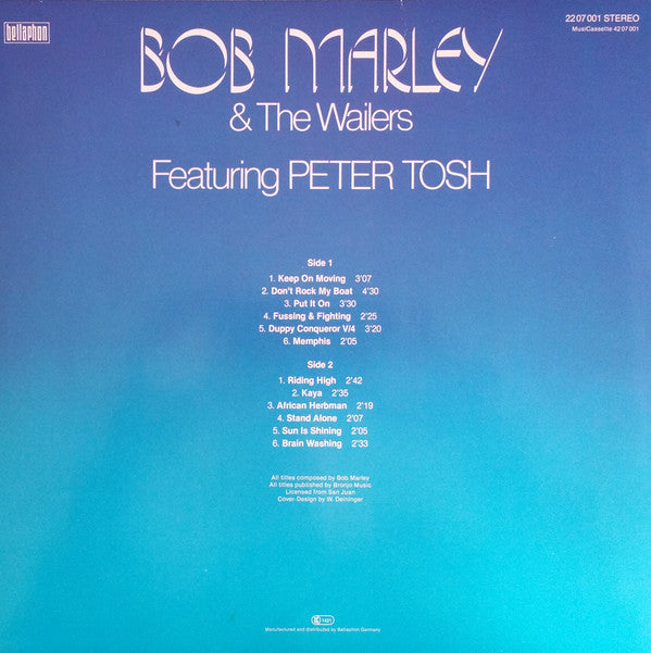 Bob Marley & The Wailers Featuring Peter Tosh -Bob Marley & The Wailers Featuring Peter Tosh