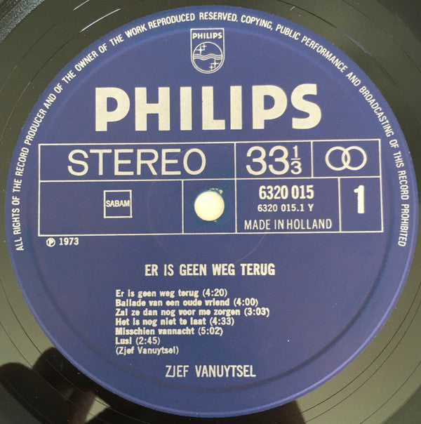 Zjef Vanuytsel -Er Is Geen Weg Terug