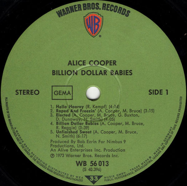 Alice Cooper -Billion Dollar Babies