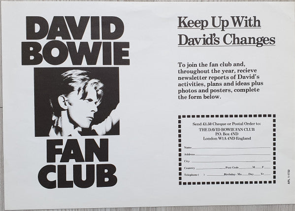 David Bowie -ChangesOneBowie