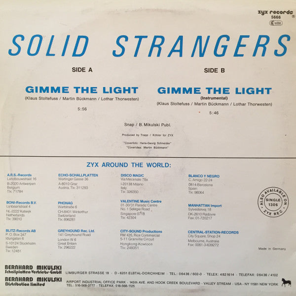 Solid Strangers -Gimme The Light