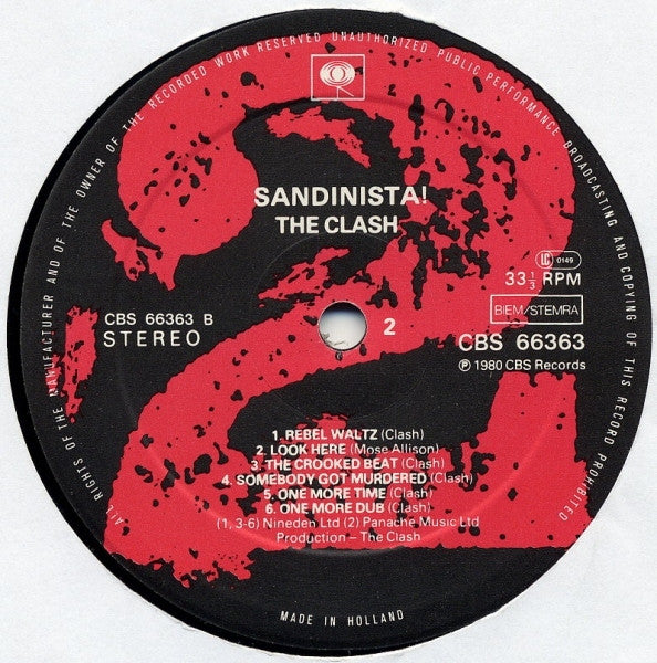 The Clash -Sandinista!