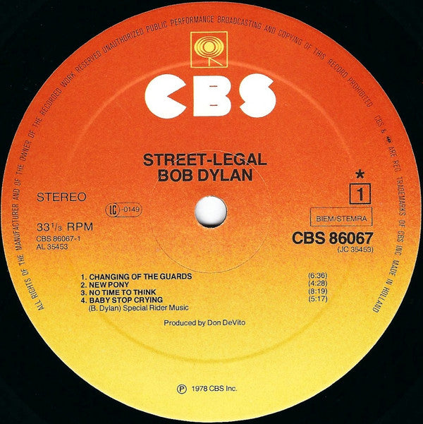 Bob Dylan - Street-Legal