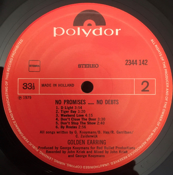 Golden Earring -No Promises...No Debts