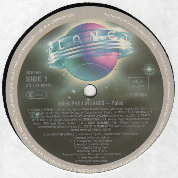 Greg Phillinganes -Pulse