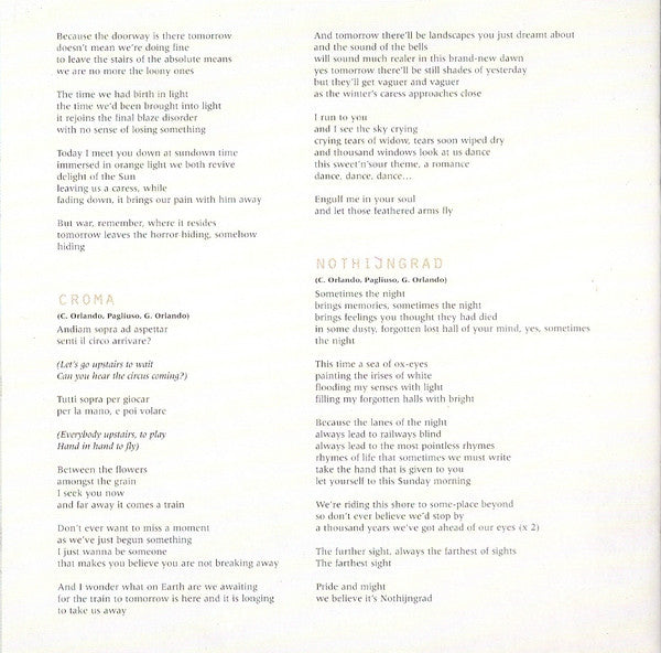 Novembre -Materia